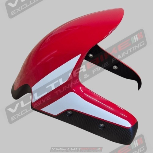 Ligne personnalisée d’ailes avant en fibre de carbone pour Ducati Panigale V4