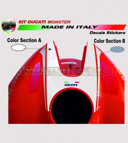 Autocollants de réservoir - Ducati Monster 821/1200