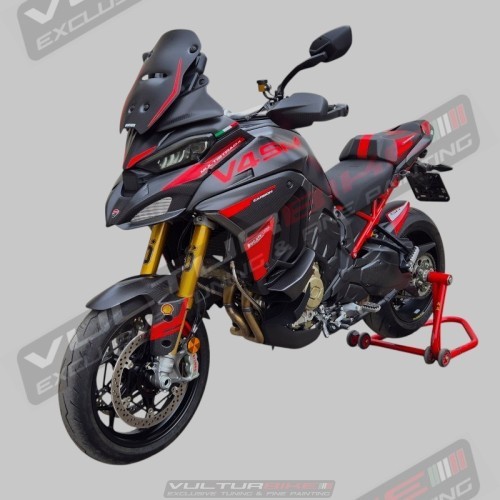 Enveloppe monoplace en carbone Evolution pour Ducati Multistrada V4 / V4S / Pikes Peak