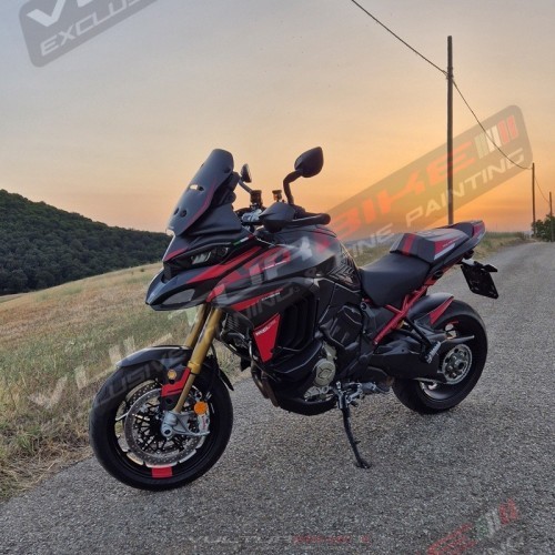 Evolution carbon single-seater cover for Ducati Multistrada V4 / V4S / Pikes Peak
