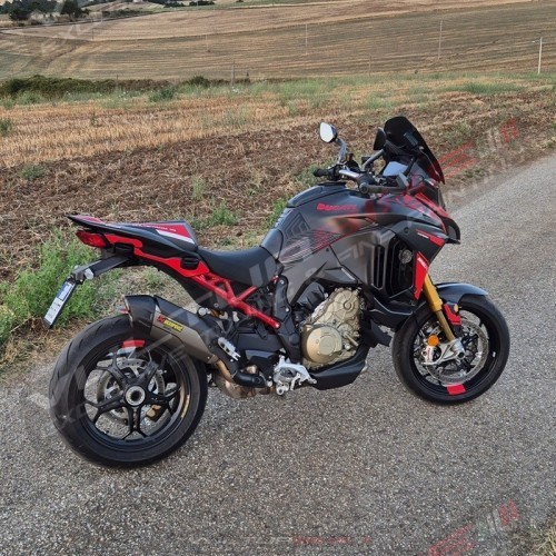 Coperchio monoposto evolution in carbonio per Ducati Multistrada V4 / V4S / Pikes Peak