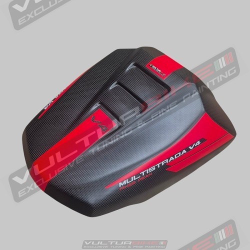 Coperchio monoposto evolution in carbonio per Ducati Multistrada V4 / V4S / Pikes Peak