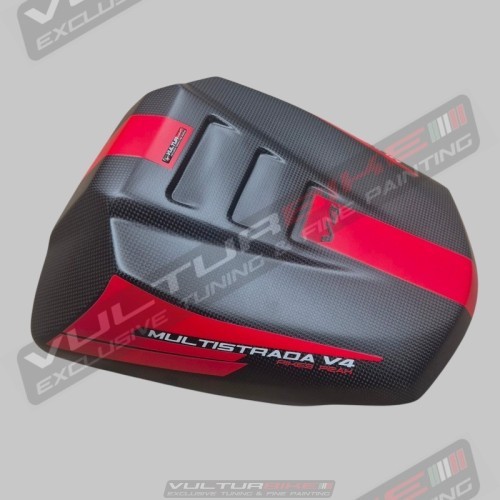 Evolution carbon single-seater cover for Ducati Multistrada V4 / V4S / Pikes Peak