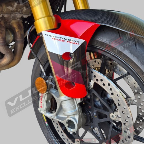 Paire d’autocollants pour les ailes avant - Ducati Multistrada V4 Pikes Peak