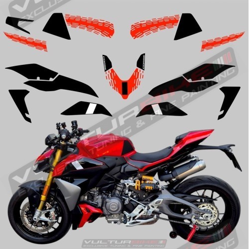 Kit d’autocollants premium pour Ducati Streetfighter V2 (2025 - 2026) – Style édition Corse