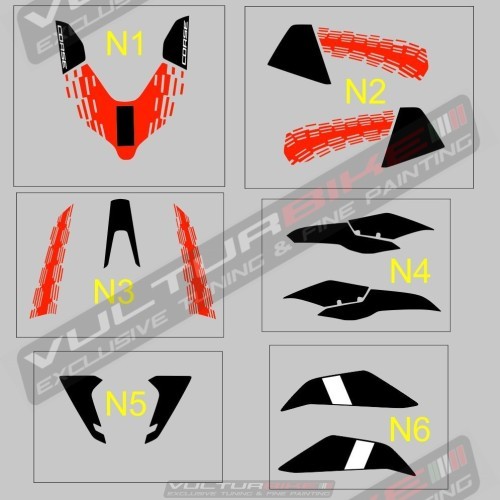 Premium Sticker Kit for Ducati Streetfighter V2 (2025 - 2026) – Corse Edition Style