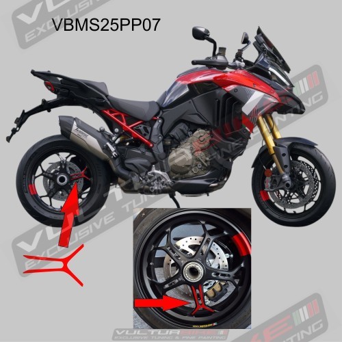 Autocollant de jante arrière - Ducati Multistrada V4 Pikes Peak 2025 / 2026