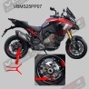 Rear rim sticker - Ducati Multistrada V4 Pikes Peak 2025 / 2026