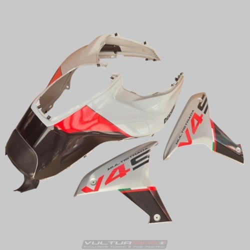 Kit gráfico personalizado "Estilo de rendimiento" para Ducati Multistrada V4 / V4S (2021 - 2026)