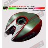 Tank's stickers titanium - Ducati Monster 821/1200/S