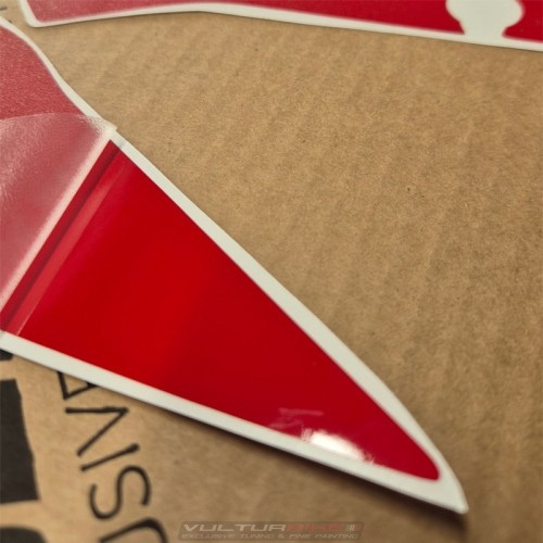 Pegatinas personalizadas para la punta de la caja de aire - Ducati Multistrada V2