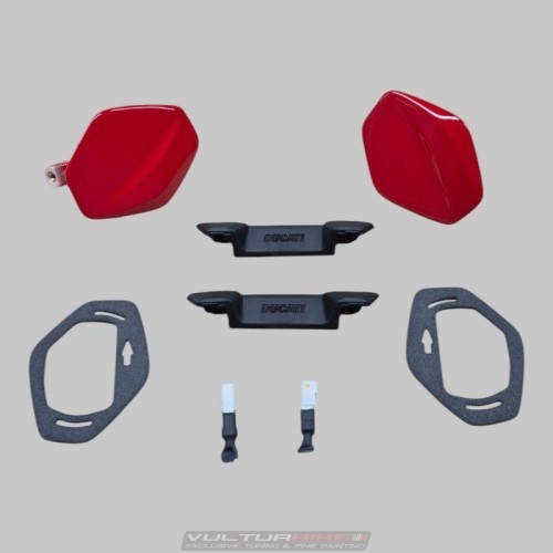 Panigale V2 Ducati Spiegelkappen – Ideal für den Einsatz auf Schienen