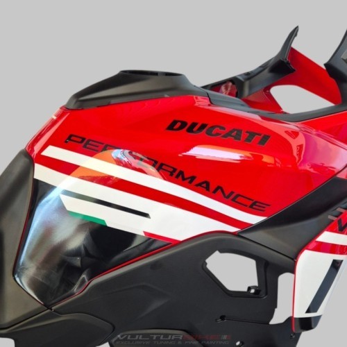 Performance Style Ducati Multistrada V2-Aufkleberkit – Tank, Seitenteile und Schutzbrett