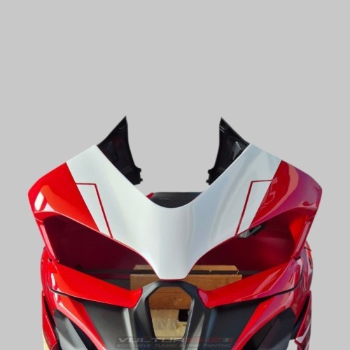 Ducati Multistrada V2 Windschutzscheiben-Nummernhalter-Aufkleber – Anpassbarer luftfreier Guss