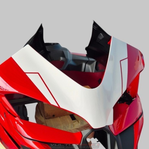 Autocollant porte-numéro bulle Ducati Multistrada v2 – Personnalisable en coulée sans air