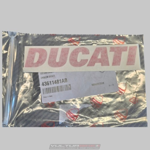 Adesivo originale Ducati rosso - Ducati Hypermotard 1100 EVO SP 2010 / 2011