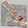 Original sticker Ducati red - Ducati Hypermotard 1100 EVO SP 2010 / 2011