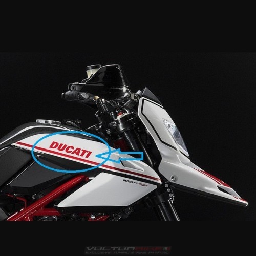 Pegatina original Ducati rojo - Ducati Hypermotard 1100 EVO SP 2010 / 2011