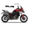 Pegatinas del lado izquierdo y derecho del rally para tanque - Ducati Multistrada V4 Rally