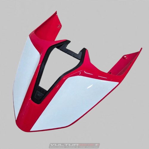 Codone rosso con portanumero bianco - Ducati Panigale V2 2025 / 2026