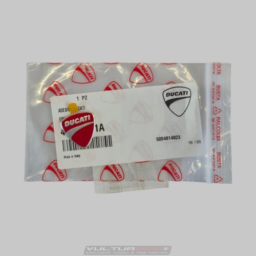 Adesivo scudetto Ducati originale per cupolino / cruscotto