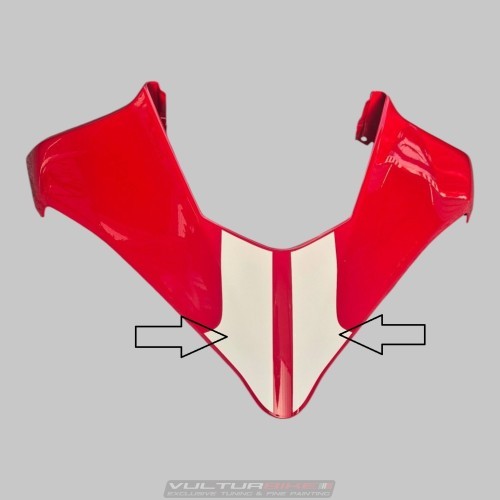 ADESIVO CENTRALE CUPOLINO per Ducati Multistrada V4 / V4S - dal 2021 al 2024