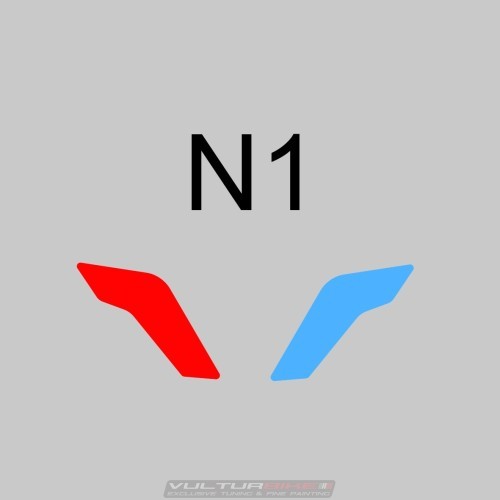 KIT DE PEGATINAS PARA BMW S1000R 2025 / 2026 - DESIGN M EDITION de Vultur Bike