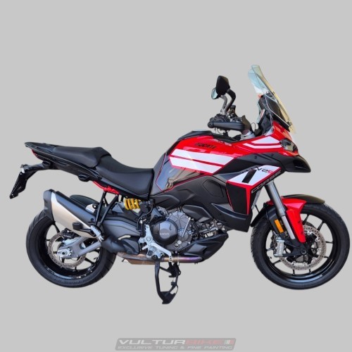 Kit Adesivi Grafiche Decorative per Ducati Multistrada V2 / V2S – Stile Corse