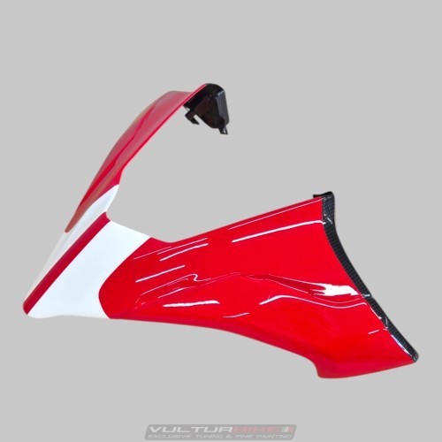 Bulle Avant en carbone peint style GP / Pikes Peak – Ducati Multistrada V4 (2021-2026)
