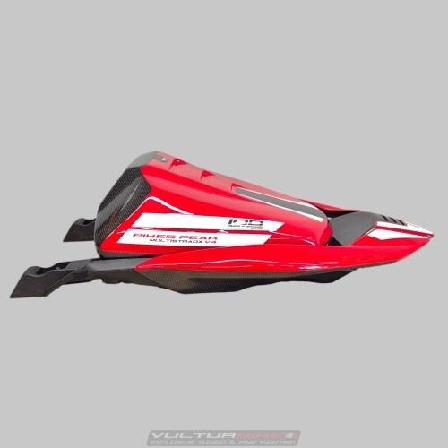 Kit de coque arrière monoplace en carbone avec poignée passager RS ​​d'origine – Pikes Peak | Ducati Multistrada V4 (2021-2026)