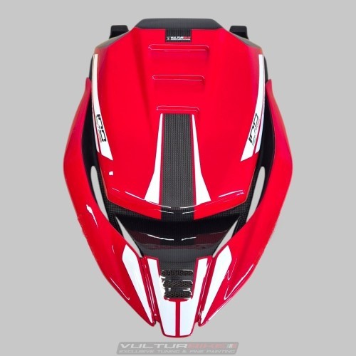Kit de coque arrière monoplace en carbone avec poignée passager RS ​​d'origine – Pikes Peak | Ducati Multistrada V4 (2021-2026)