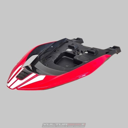 Originales RS Carbon Einsitzer-Heckkit mit Haltestange – Pikes Peak Inspiration | Ducati Multistrada V4 (2021–2026)