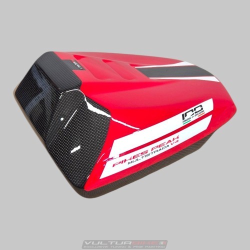 Original RS Carbon Single-seater Tail Kit with Grab Bar – Pikes Peak Inspiration | Ducati Multistrada V4 (2021-2026)