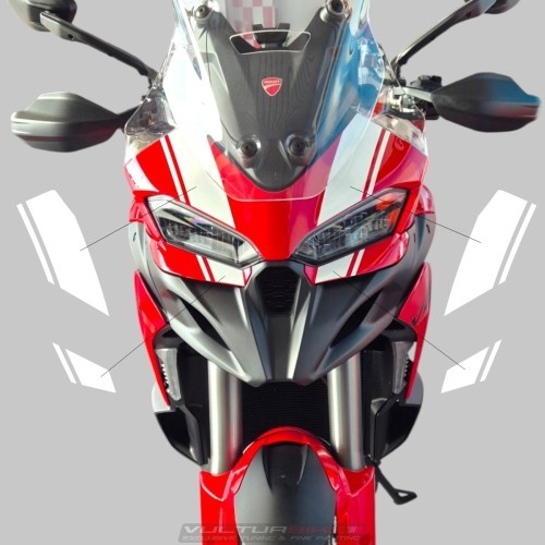 Bandas adhesivas para el color del parabrisas que elijas: Ducati Multistrada V2 / V2S