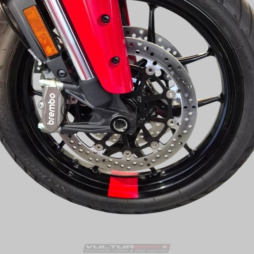 Decorative stickers color of your choice for wheel channel - Ducati Multistrada V2 / V2S