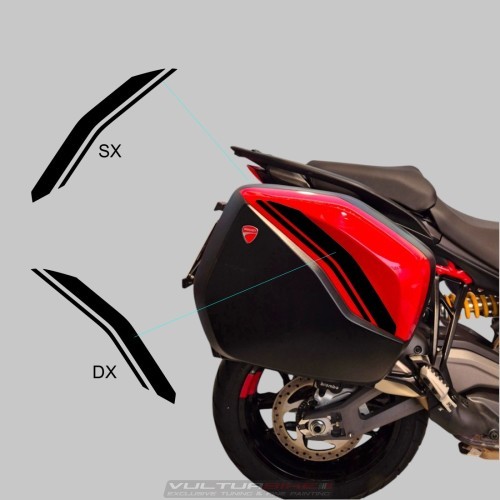 Anpassbare farbige Gehäusecover-Aufkleber – Ducati Multistrada V2 / V4