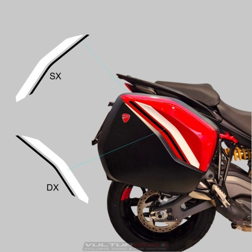 Calcomanías personalizables en color para la cubierta de la caja - Ducati Multistrada V2 / V4