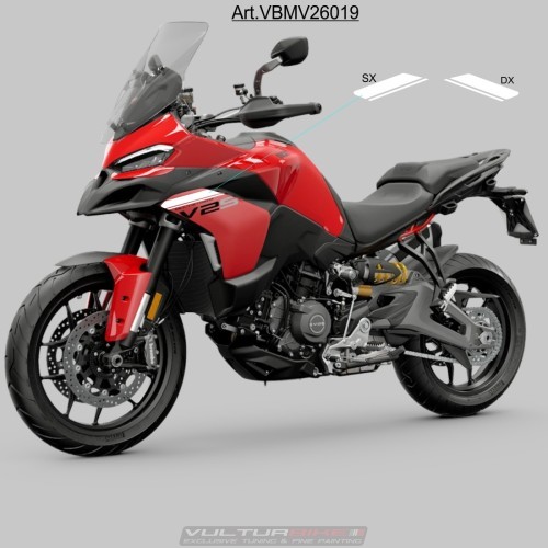 Anpassbare Farbablenkerband-Aufkleber – Ducati Multistrada V2