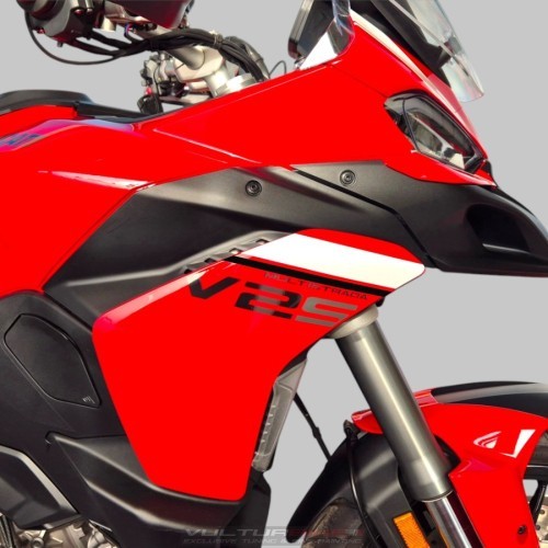 Anpassbare Farbablenkerband-Aufkleber – Ducati Multistrada V2