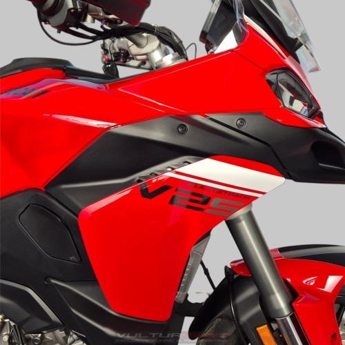 Calcomanías personalizables para la banda del deflector de color - Ducati Multistrada V2