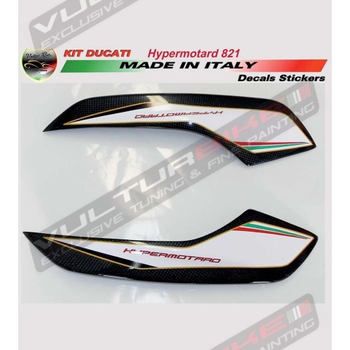 Kit adhesivo de diseño Tricolor - Ducati Hypermotard 821/939 