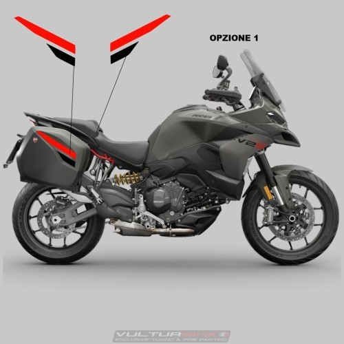 Calcomanías universales compatibles con cubiertas de caja - Ducati Multistrada V2 / V4 / Rally