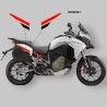 Calcomanías universales compatibles con cubiertas de caja - Ducati Multistrada V2 / V4 / Rally