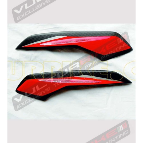 Kit adesivi bianco/rosso/argento - Ducati Hypermotard 821 