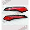Weiß/Rot/Silber Klebeset - Ducati Hypermotard 821 