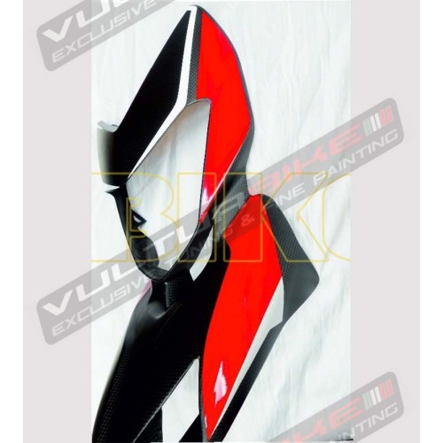 Kit adhésif blanc/rouge/argent - Ducati Hypermotard 821 