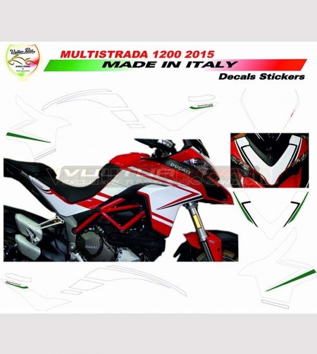 Kit adhésif design personnalisé - Ducati Multistrada 950/1200 DVT