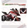 Exklusives Design weiße Aufkleber Kit - Ducati Multistrada 1200 2015 