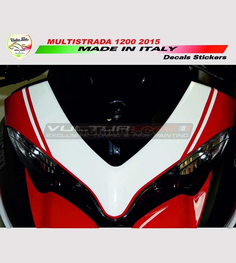Adesivo colorato per cupolino - Ducati Multistrada 950/1200/1260/Enduro