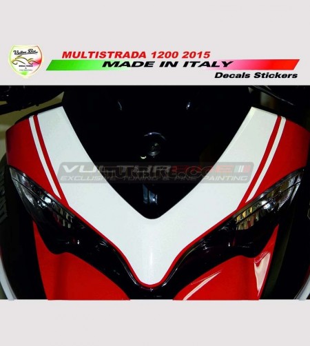 Colored front fairing's sticker - Ducati Multistrada 950/1200/1260/Enduro
